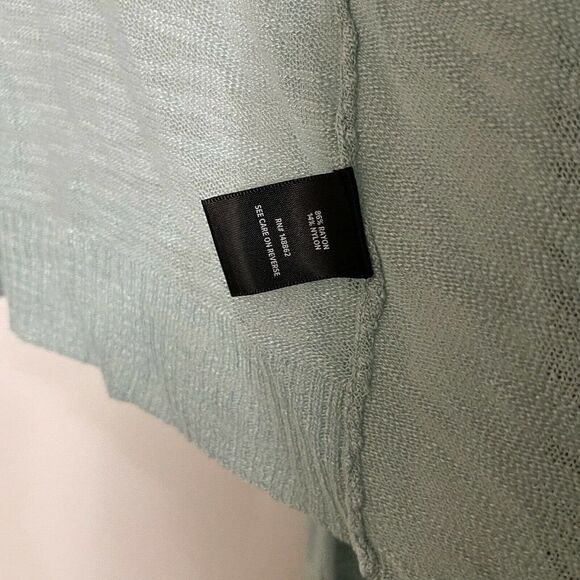 Torrid Mint Green open front drape lightweight cardigan sweater Plus Size 0 - Picture 5 of 5